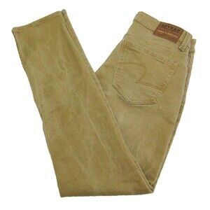 Spykar Jeans Mens 32x32 Brown Tan Beige Skinny Denim Pants 5 Pockets Rover